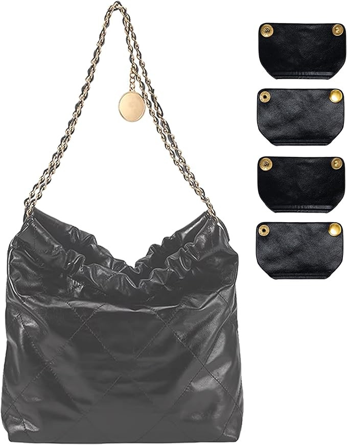 Modification Accessory Compatible with Chanel 22 Bag – Black Anti-Wear Chain Entry Pads, Strap ... | Amazon (US)