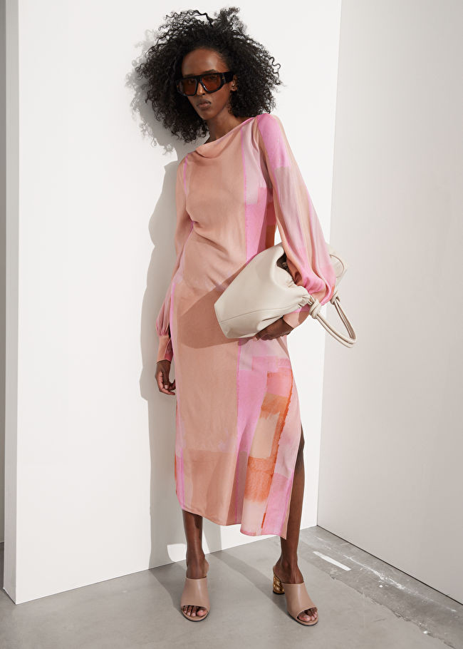 Voluminous-Sleeve Midi Dress | & Other Stories (EU + UK)