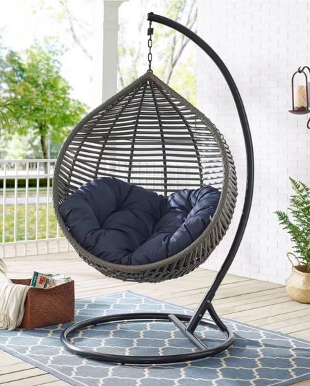 #patio #outdoor #home #housewarming #newhome #patiofurniture #homepatio #swing #outdoorswing #blackswing #cocoon 

#LTKfamily #LTKhome #LTKGiftGuide