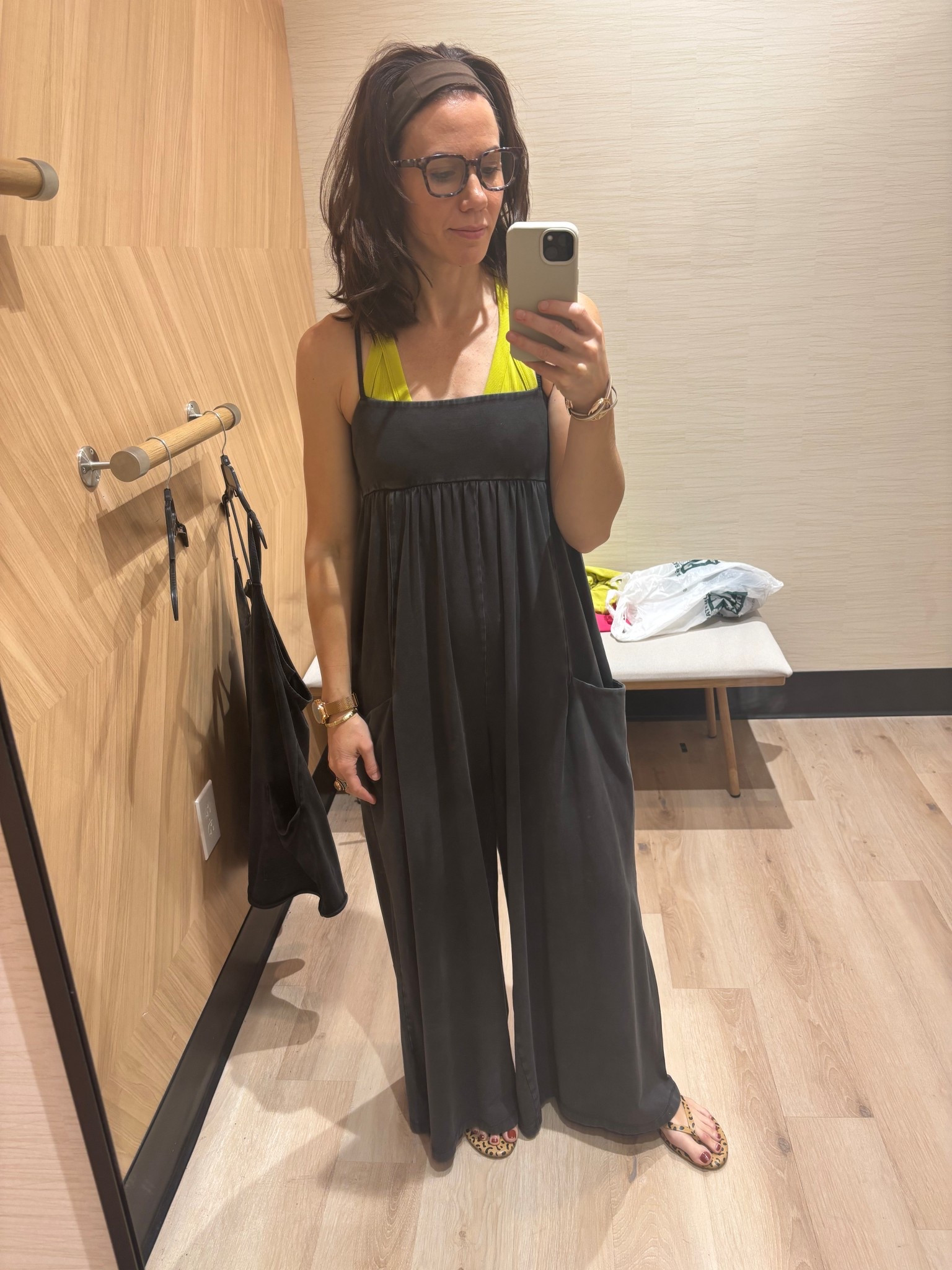 Tried it on, didn’t overthink it, wore it ✔️

Flowy jumpsuit + sports bra = easy, breathable, and actually comfortable to move in. This is the kind of piece that does the work for you.

• jumpsuit: loose fit, wide leg, pockets (!!)
• layer: sports bra or tank underneath
• shoes: simple sandals

Linked it—one of those throw-on-and-go outfits that just works.

#LTKmomlife #LTKdayinmylife #LTKOver40