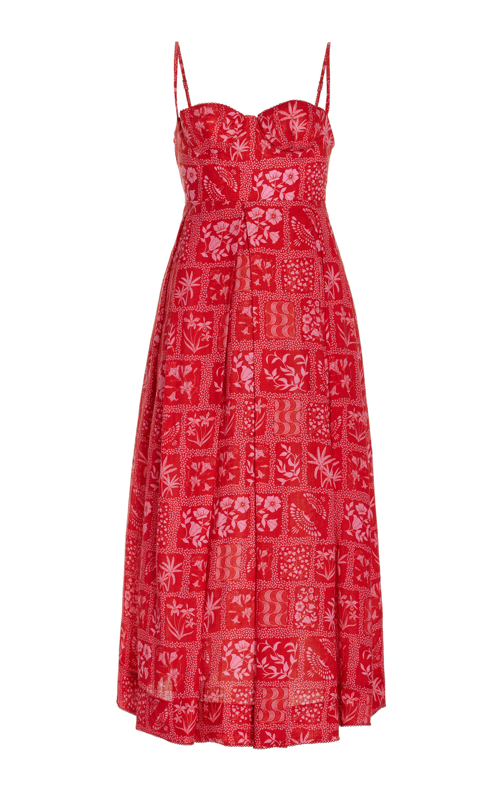 Mambo Linen Midi Dress | Moda Operandi (Global)