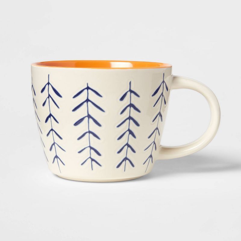 16oz Stoneware Vines Mug - Opalhouse&#8482; | Target