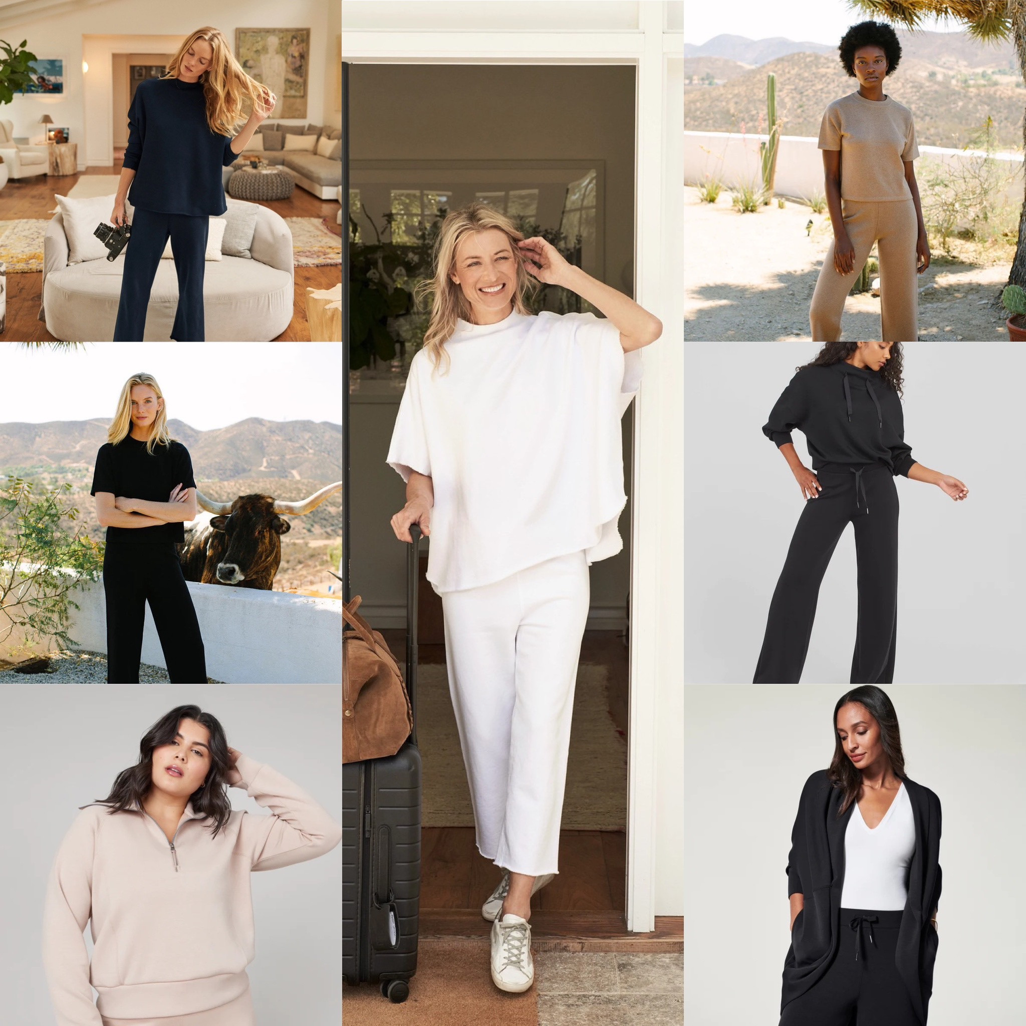 What to wear on an overnight flight - or any long trip - to look chic from when you get on the plane to when you arrive!

#LTKtravel #LTKstyletip #LTKFind