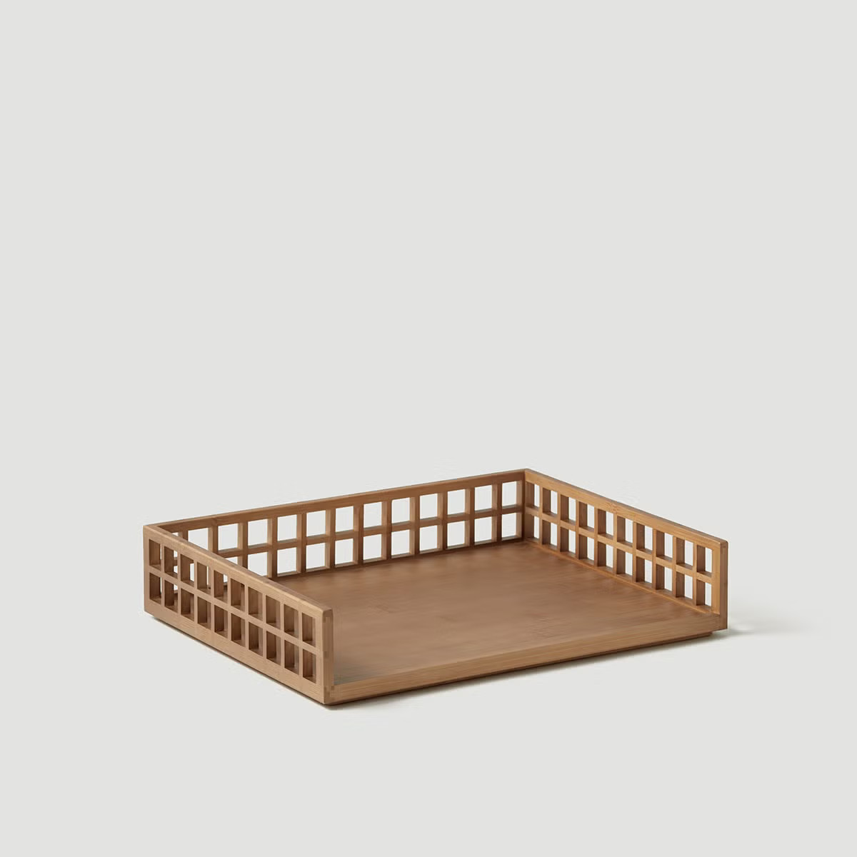 Marie Kondo Shoji Bamboo Letter Tray Kocha Brown | The Container Store