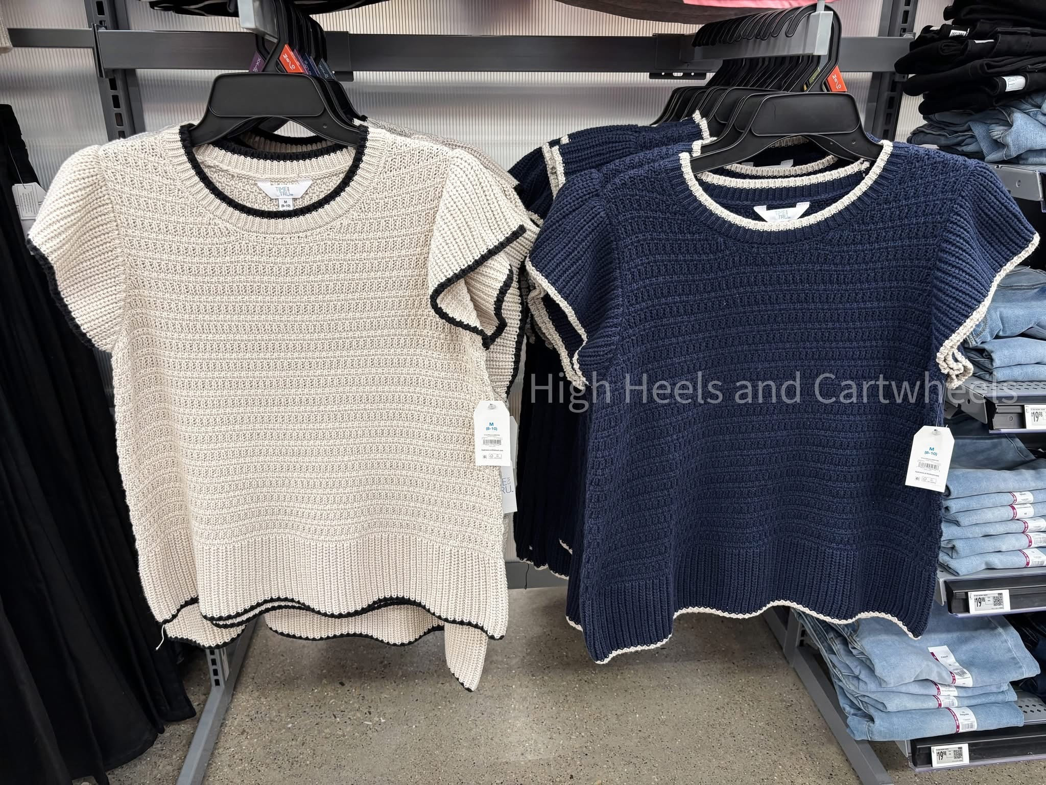 Loving these new flutter sleeve sweater tops!