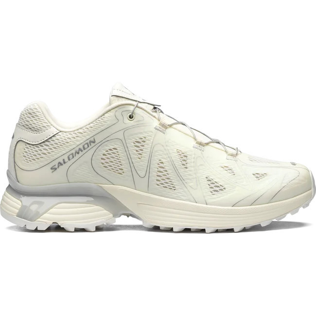 Salomon Unisex XT-Whisper Void Sneakers, Sleek Everyday Style, Off-White/Off-White/Silver, Size M12/W13 | Salomon - US