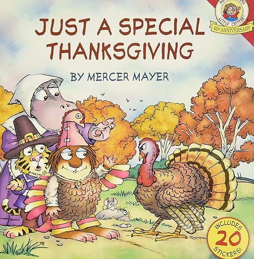Little Critter: Just a Special Thanksgiving      Paperback – Sticker Book, September 1, 2015 | Amazon (US)