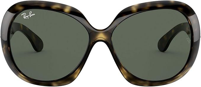 Amazon.com: Ray-Ban Women's RB4098 Jackie Ohh II Butterfly Sunglasses, Light Havana/Dark Green, 6... | Amazon (US)