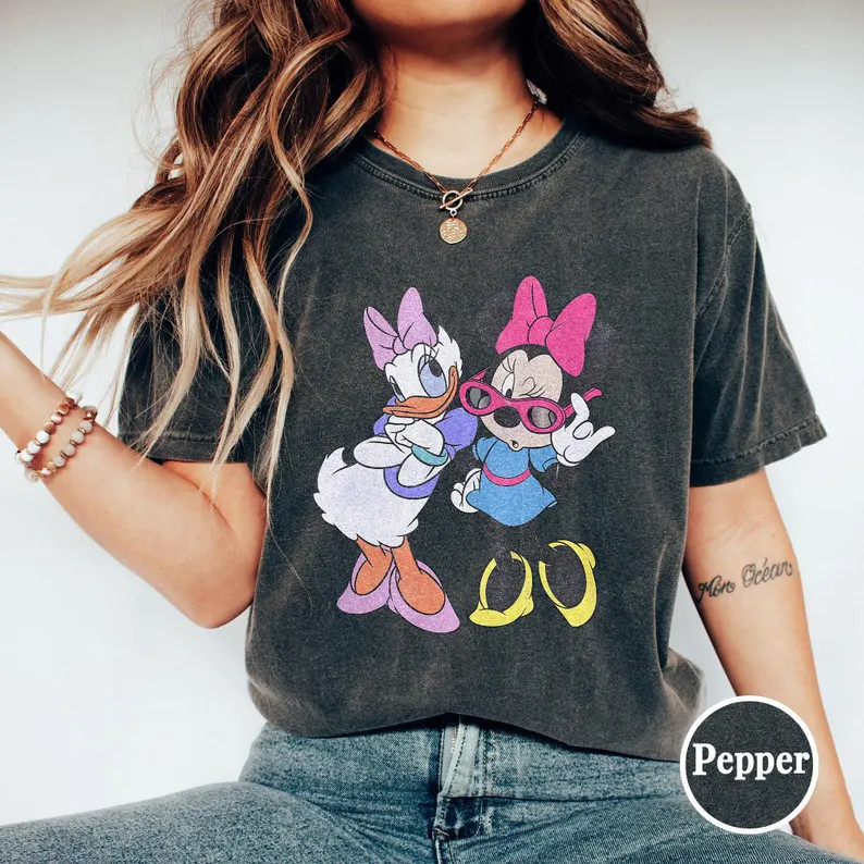 Disney Minnie Daisy Comfort Colors® Shirt, Disney Girls Shirt, Disney Besties Shirt, Disneyworld... | Etsy (US)