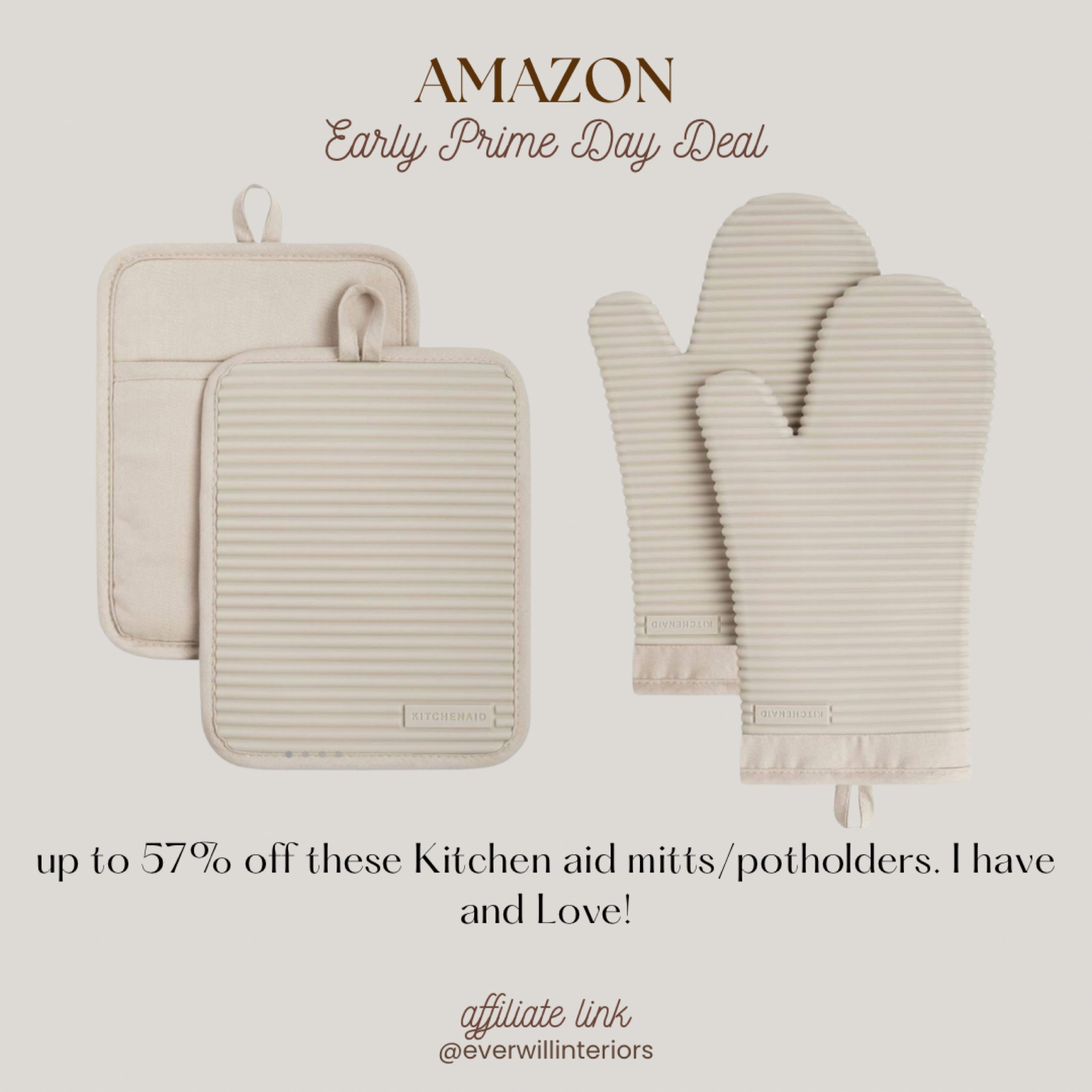 I literally love this mitts! They go perfect with any kitchen style!

#amazonearlyprimedaydeals #kitchenaidmittsonsale #kitchenaidonsale #ovenmitts #potholders #kitchenfindsonsale #homefindsonsale #ltksummersales

#LTKHome #LTKSummerSales #LTKSaleAlert