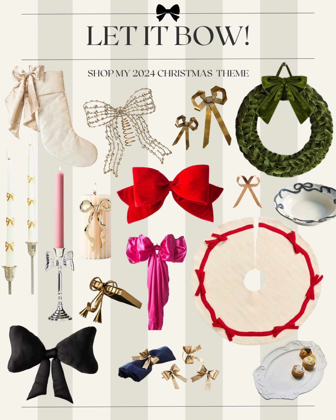 Shop my favorite bow Christmas decor finds!  #christmasdecor #bowsbowsbows #holidaydecor

#LTKHoliday #LTKHome #LTKSeasonal