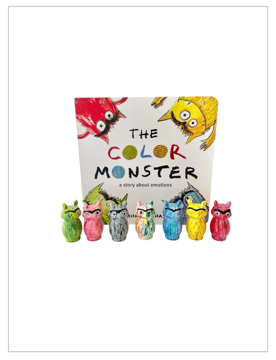 Emotions Set of 7 Rainbow Peg Dolls Pretend Play Open-ended Storytelling Fantasy Dollhouse Color ... | Etsy (US)