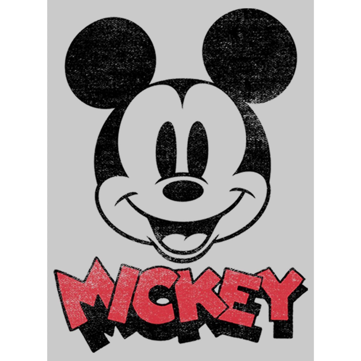 Men's Mickey & Friends Mickey Mouse Retro Headshot Sweatshirt | Target