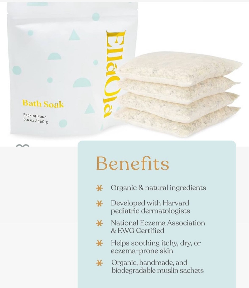 Organic oatmeal bath soaks ! For gentle skin. 

#LTKkids #LTKfamily #LTKbaby