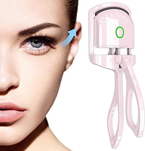 Heated-Eyelash-Curler Quick-Natural-Curling-Heated-Lash-Curler Long-Lasting-USB-Rechargeable-Elec... | Amazon (US)