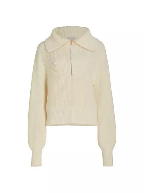 Mentone Quarter-Zip Knit Top | Saks Fifth Avenue