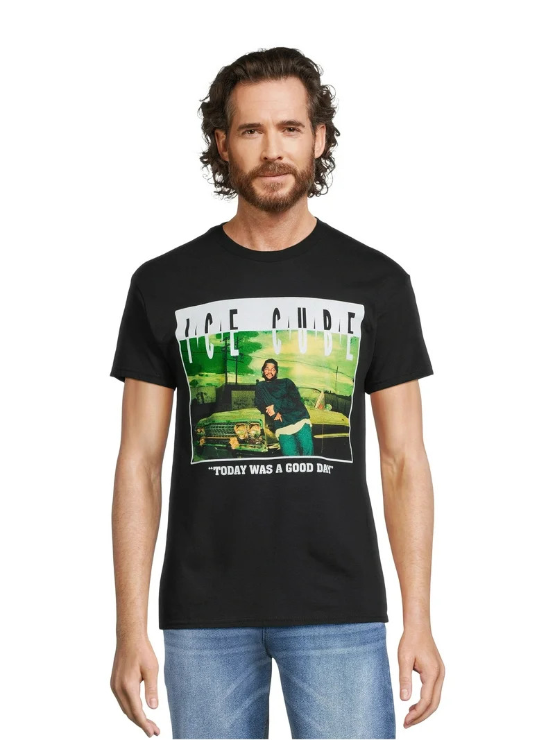 Ice Cube Men's & Big Men's Today Was A Good Day Graphic Tee Shirt, Sizes S-3XL | Walmart (US)