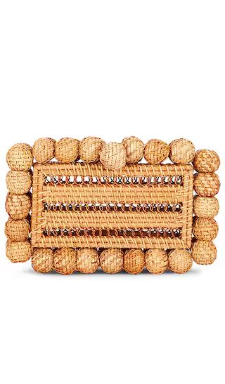 Eos Rattan Clutch in Natural | Revolve Clothing (Global)