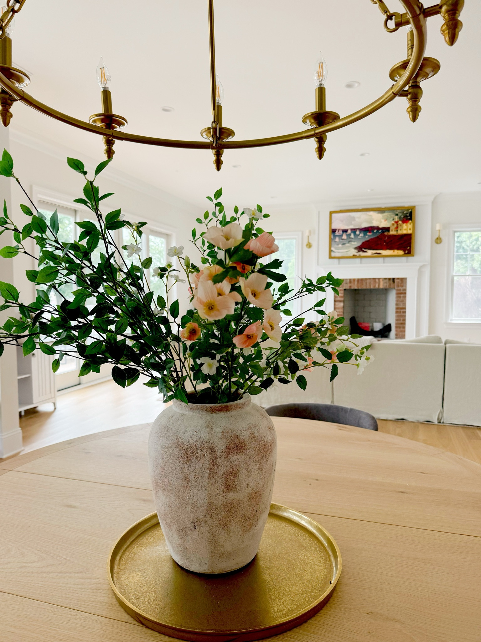 Artificial Flowers in a large terracotta vase > 🌸🪴🌿

#LTKFindsUnder100 #LTKHome