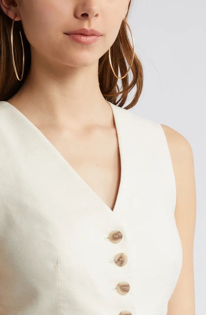 Linen Blend Vest | Nordstrom