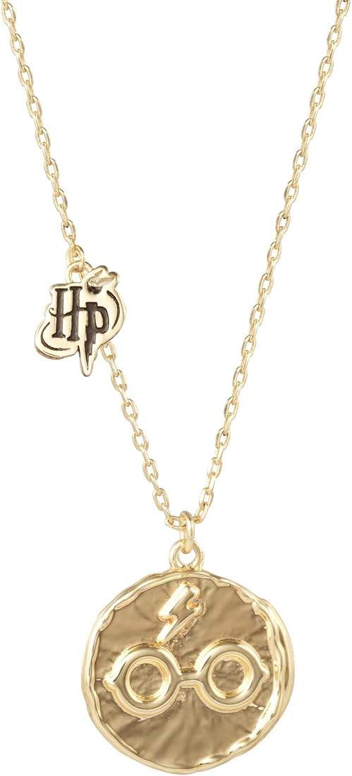 Harry Potter Wizarding World Officially Licensed Gold Plated Medallion Pendant Necklaces, Glasses... | Amazon (US)