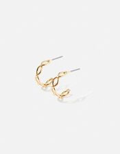 Crossover Hoop Earrings | Accessorize (Global)