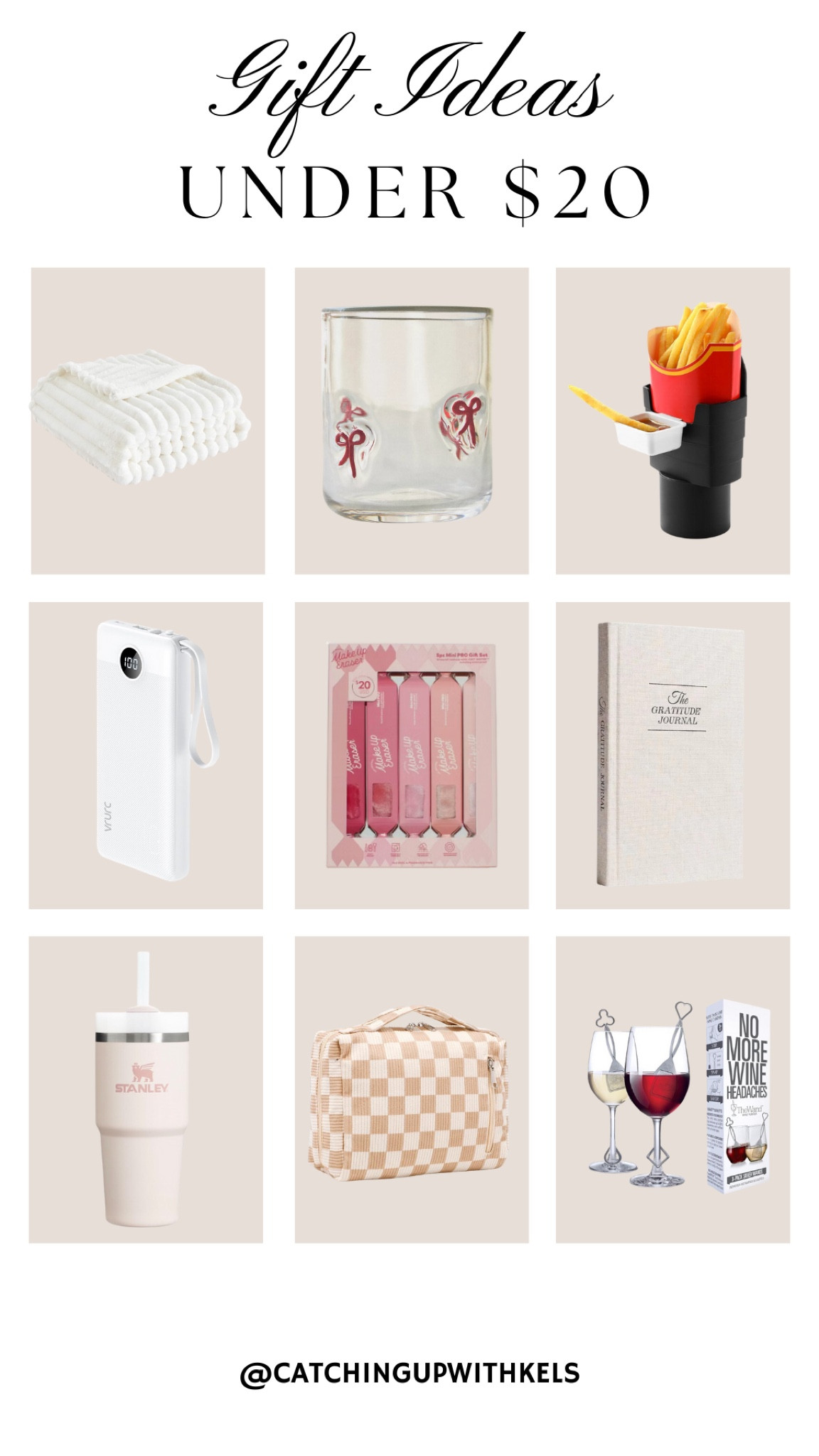 Holiday shopping on a budget? 🎅✨ These Christmas gift ideas under $20 are perfect for everyone on your list! From cozy blankets to fun gadgets and wine accessories, you'll find something thoughtful without breaking the bank. Swipe to shop these budget-friendly finds! 🎁 #GiftsUnder20

#LTKGiftGuide #LTKHoliday