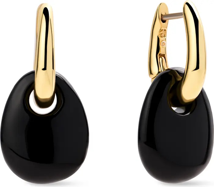 Kayla Clear Drop Hoop Earrings | Nordstrom