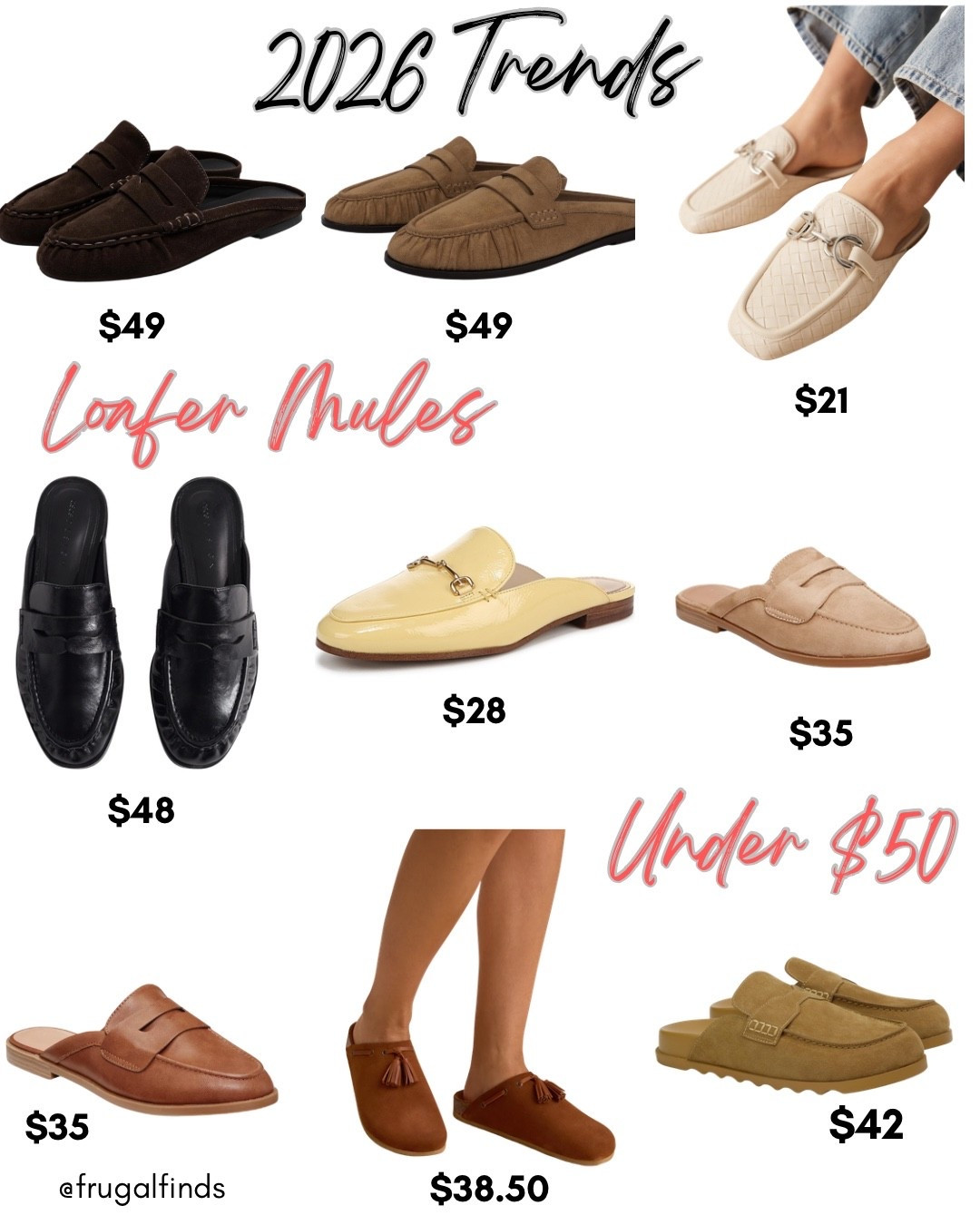 Seeing loafer mules everywhere. Super cute and chic! Here are a bunch under $50! 

#LTKNYFW #LTKWorkwear #LTKSaleAlert