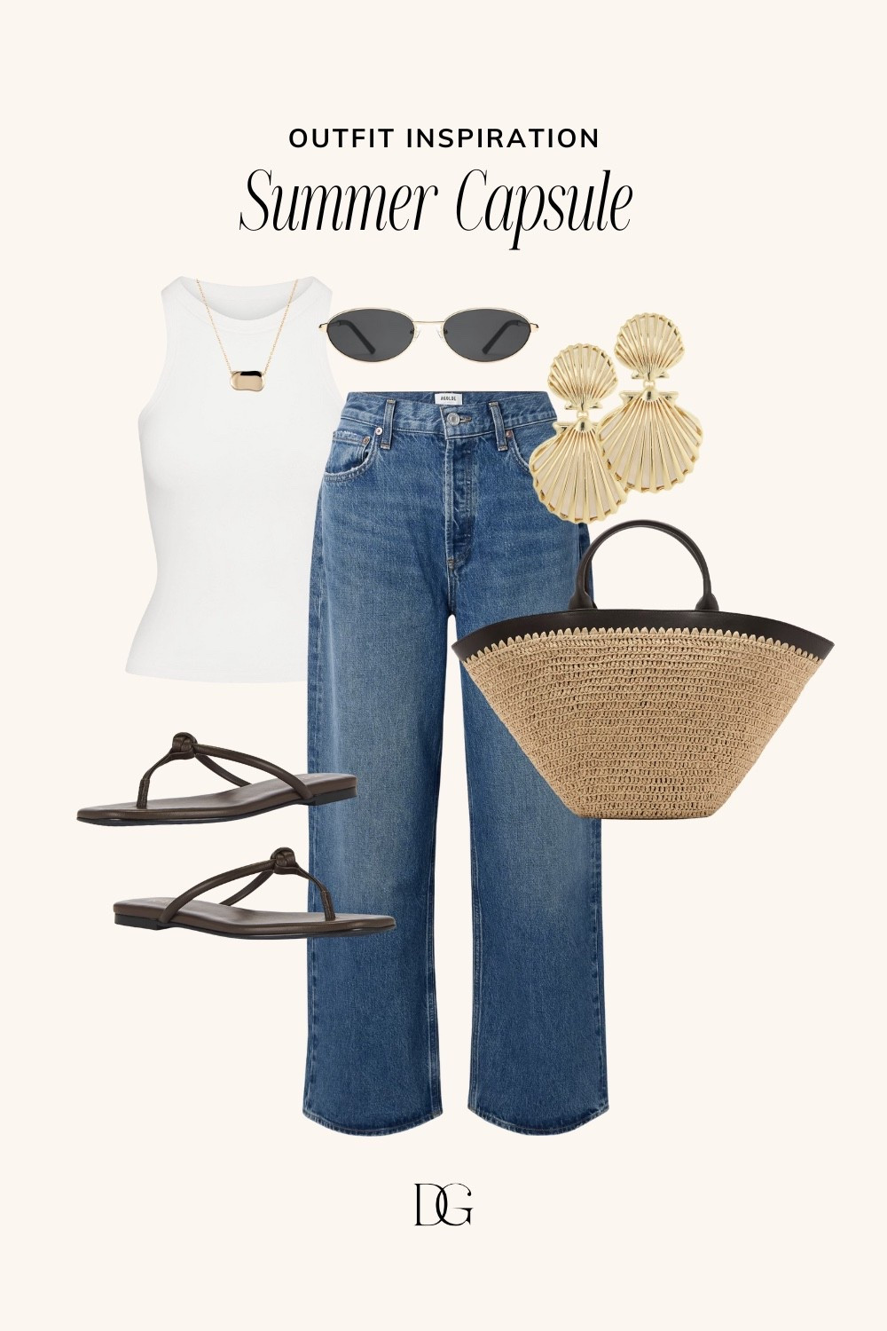 Summer Capsule Outfit Inspo | summer outfit, summer outfits, summer finds, summer capsule wardrobe, summer staples, summer wardrobe staples, summer basic, summer basics, summer style, summer bag, summer trend, summer trends, summer fashion, summer 2025, summer closet staple, summer closet staples, summer closet essentials, summer neutrals, neutral outfit, neutral outfits 

#LTKStyleTip #LTKSeasonal #LTKFindsUnder100