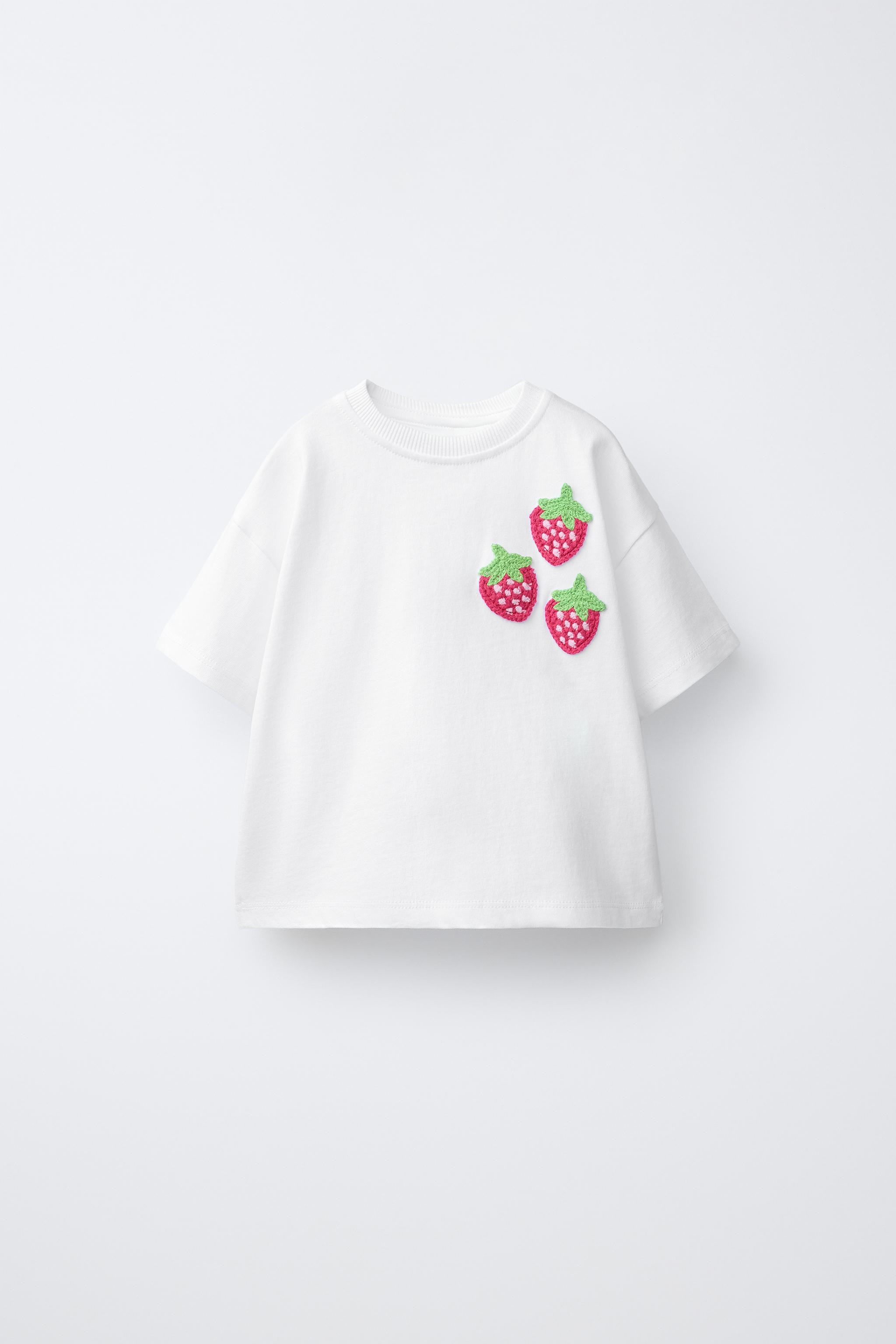 CROCHET FRUIT T-SHIRT | Zara US