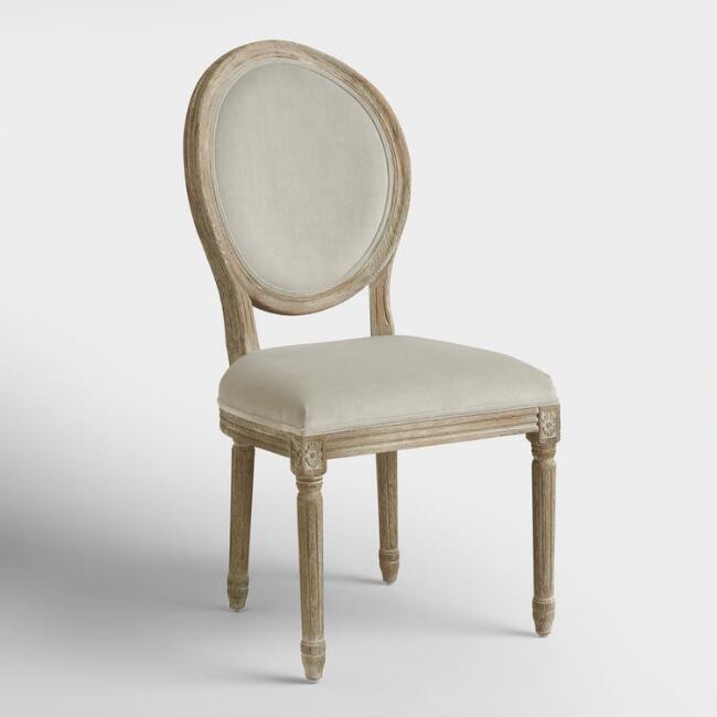 Dove Paige Round Back Dining Chairs, Set of 2 | World Market