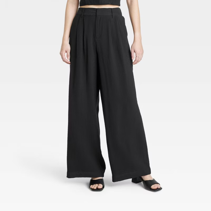 Women's High-Rise Wide Leg Pants - A New Day™ | Target