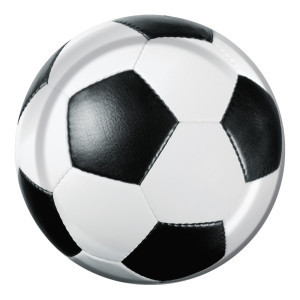 Sports Fanatic Soccer Disposable Paper Party Lunch Plates - 7" - Club Pack of 96 | Christmas Central
