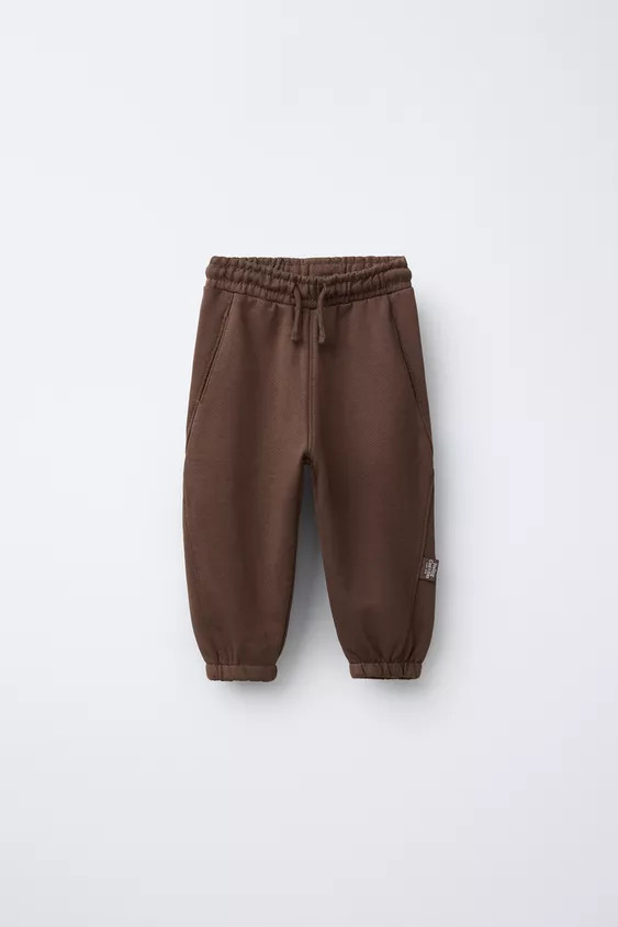 LABEL JOGGING TROUSERS | Zara UK