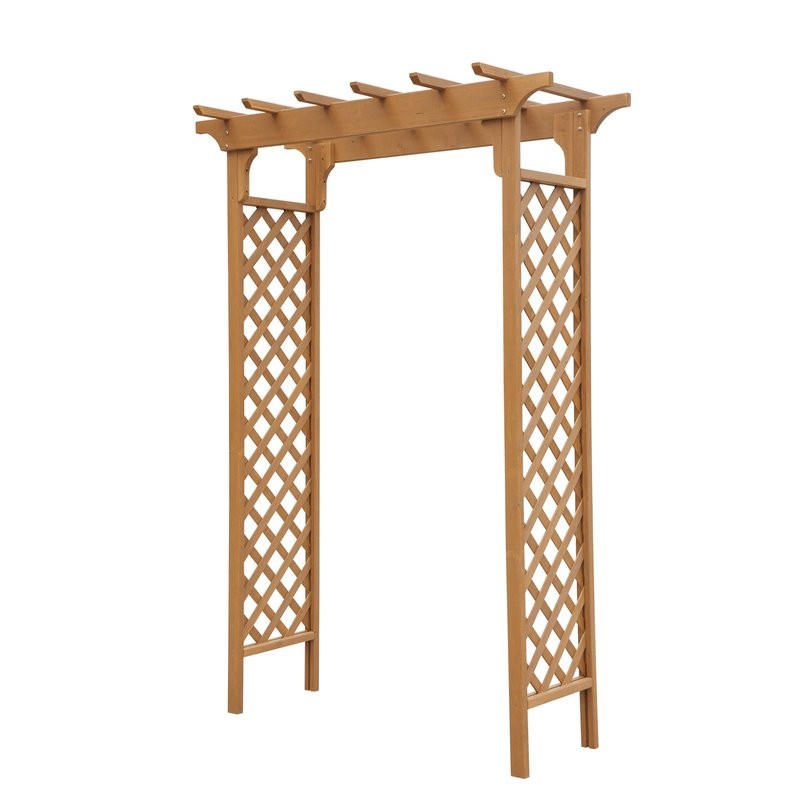 Charlemont Deluxe Wood Garden Arbor | Wayfair North America