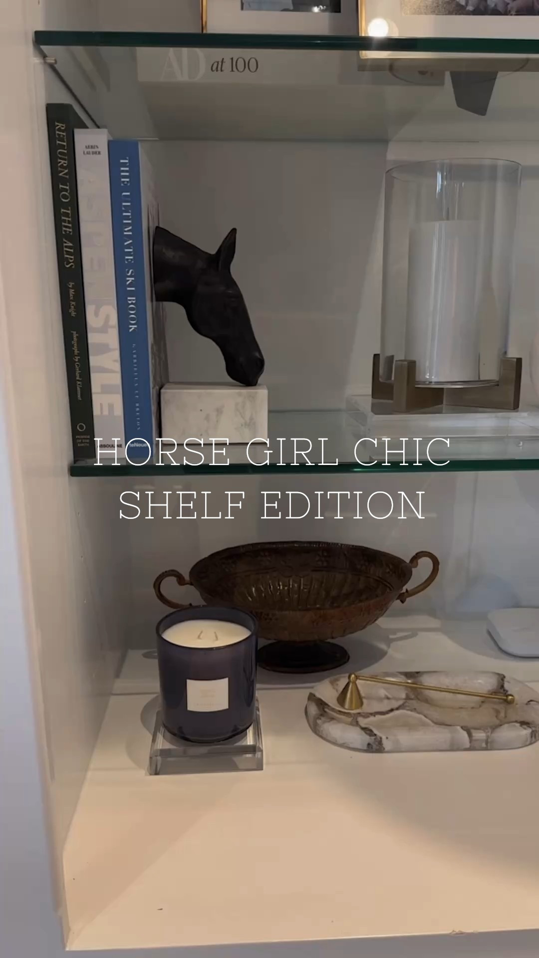 Bringing a little stable charm to the shelves 🐎✨ This custom styling was inspired by my client's deep love of horses — think warm textures, earthy tones, and subtle nods to the equestrian life. #HorseGirlAesthetic #ShelfStyling #EquestrianStyle #InteriorStyling #HorseGirl #TexasStyle #DallasHomes

#LTKHome