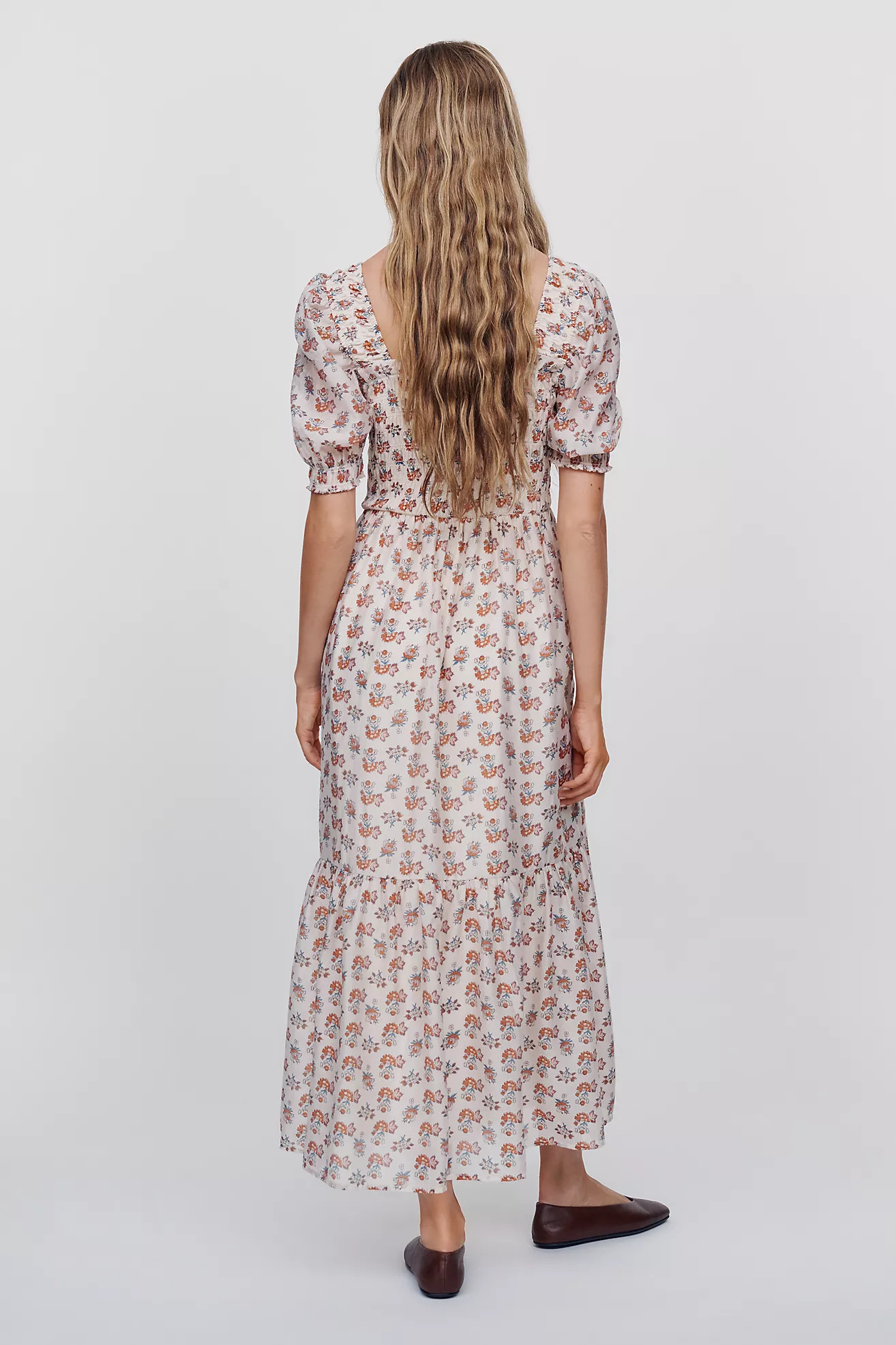 By Anthropologie Peregrine 100% Cotton Midi Dress | Anthropologie (US)