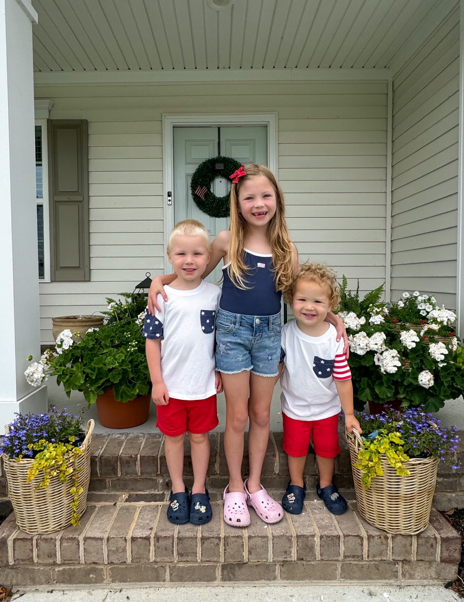 Kids American outfits , 4th of July toddler kids outfits , 4th of July family outfits , 4th of July girls outfits , family matching 4th of July outfits / Fourth of July kids outfits / red white and blue kids outfits / toddler boy Americana outfits / toddler crocs/ Memorial Day family outfits / Memorial Day kids outfits 

#LTKKids #LTKFamily #LTKSaleAlert