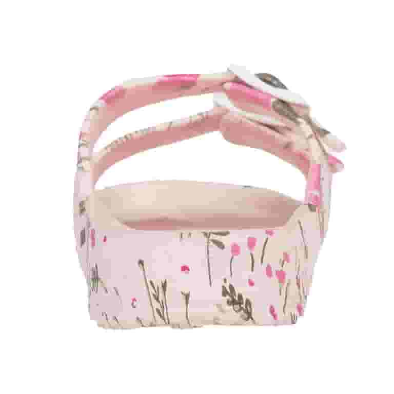 Chatties Double Buckle Strap Footbed Slide Sandals, Light Pastel Pink (Women's) - Walmart.com | Walmart (US)