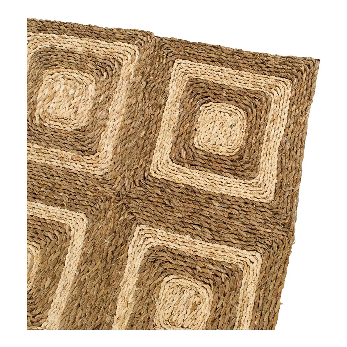 Rush House for Chairish Coringa Seagrass Rug - Natural/Off-White, 6' x 9' | Chairish