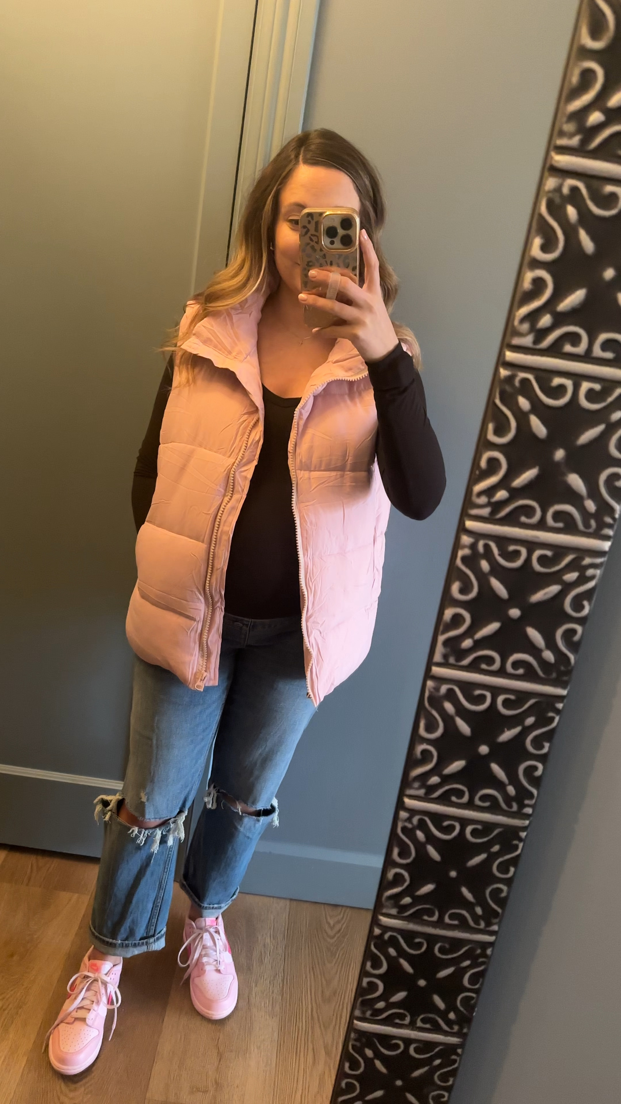 Definitely invest in a great pair of maternity jeans from Abercrombie! Sized up one from my normal 

#LTKshoecrush #LTKbump