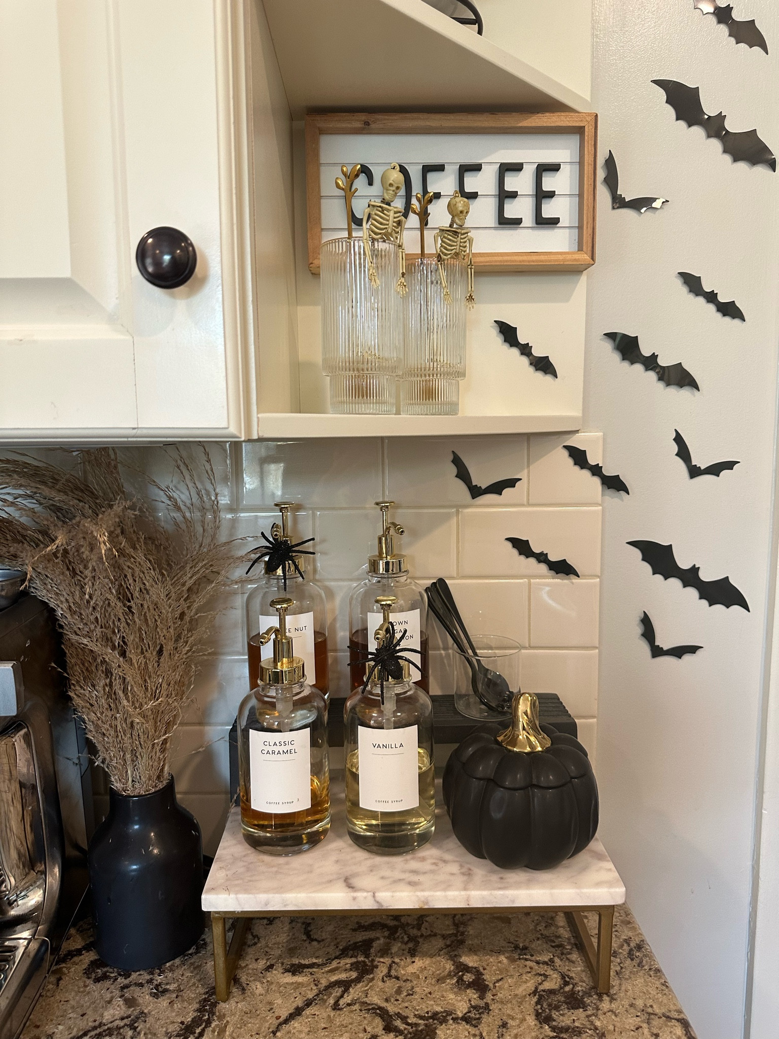 Halloween coffee bar!