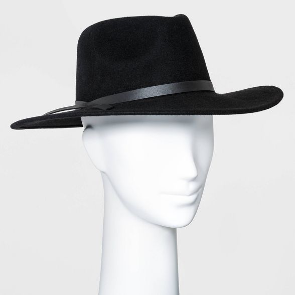 Women's Wide Brim Felt Fedora Hat - Universal Thread™ | Target