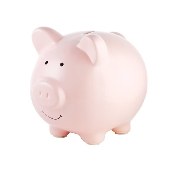 Pearhead Ceramic Piggy Bank - Pink | Target