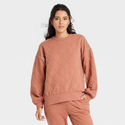 Women's Quilted Sweatshirt - Universal Thread™ | Target