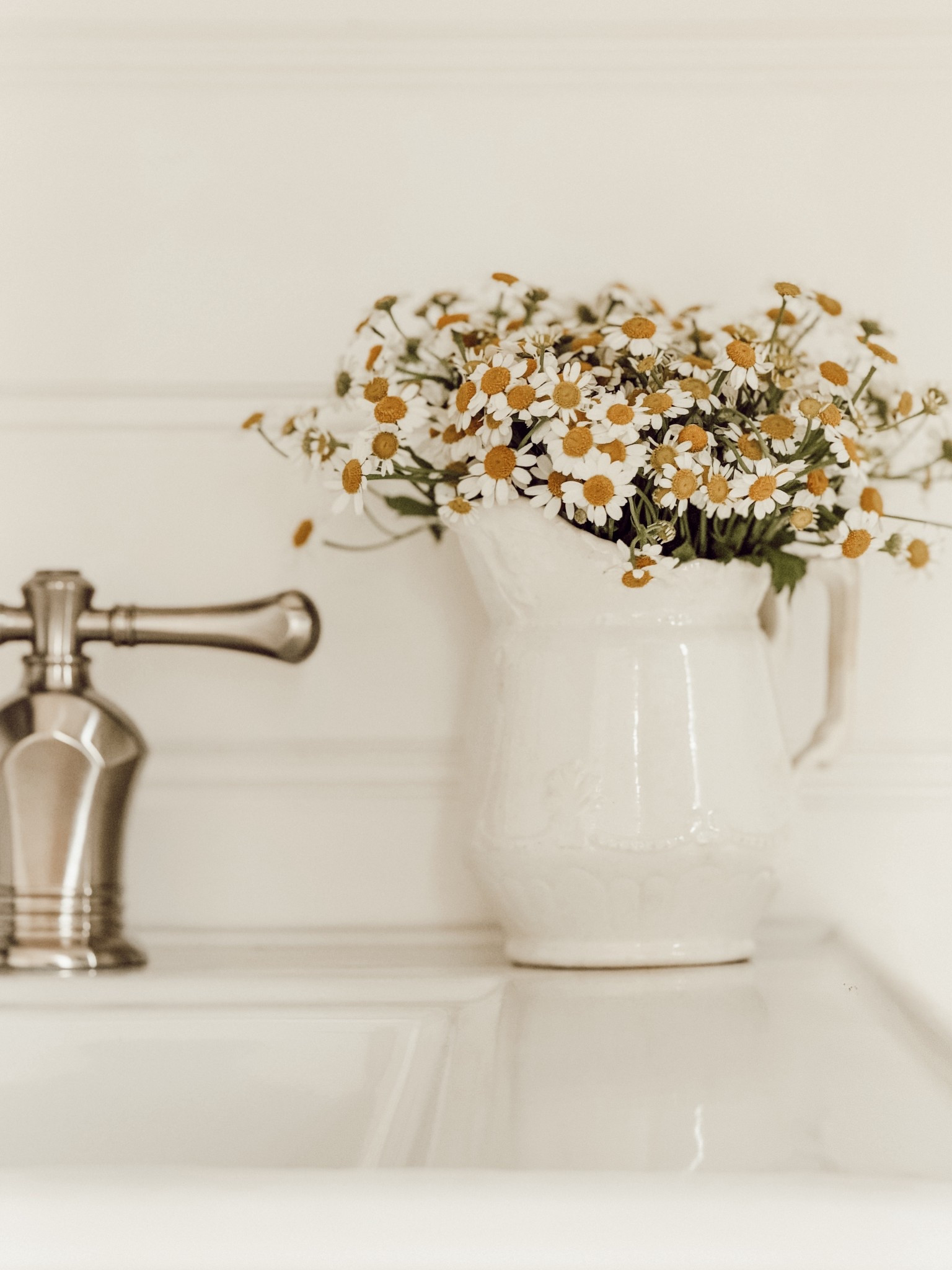 A vintage creamer full of chamomile always adds a little charm wherever you place it.💛

#LTKHome