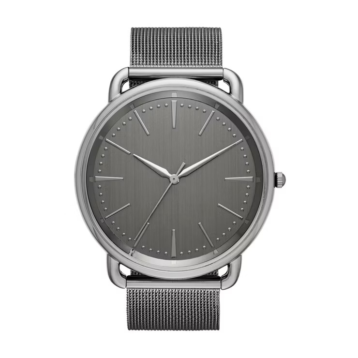 Men's Mesh Strap Watch - Goodfellow & Co™ Gunmetal | Target