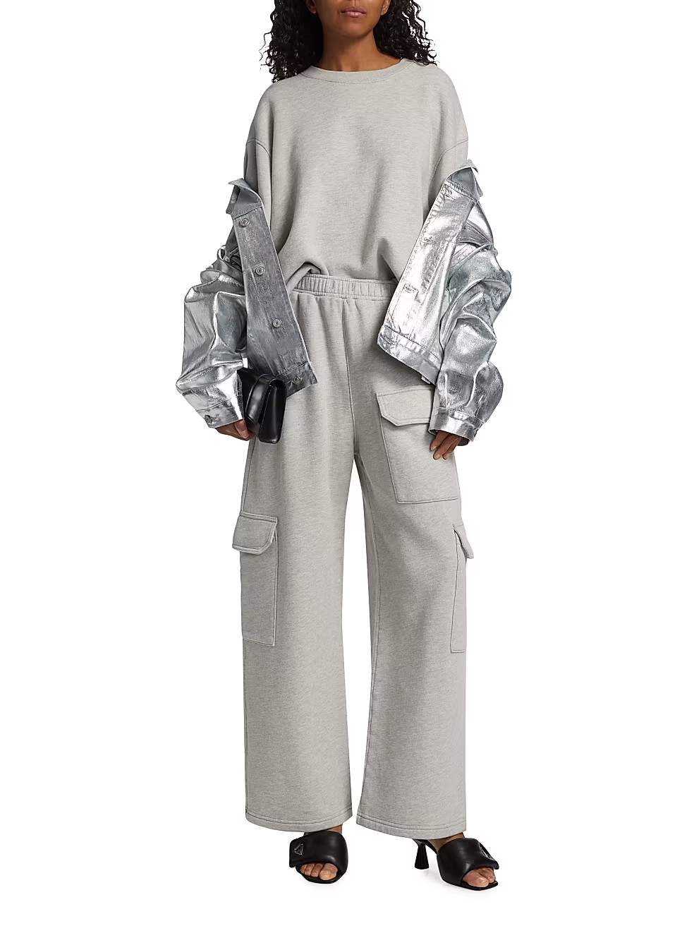 Ramsey Wide-Leg Cargo Sweatpants | Saks Fifth Avenue