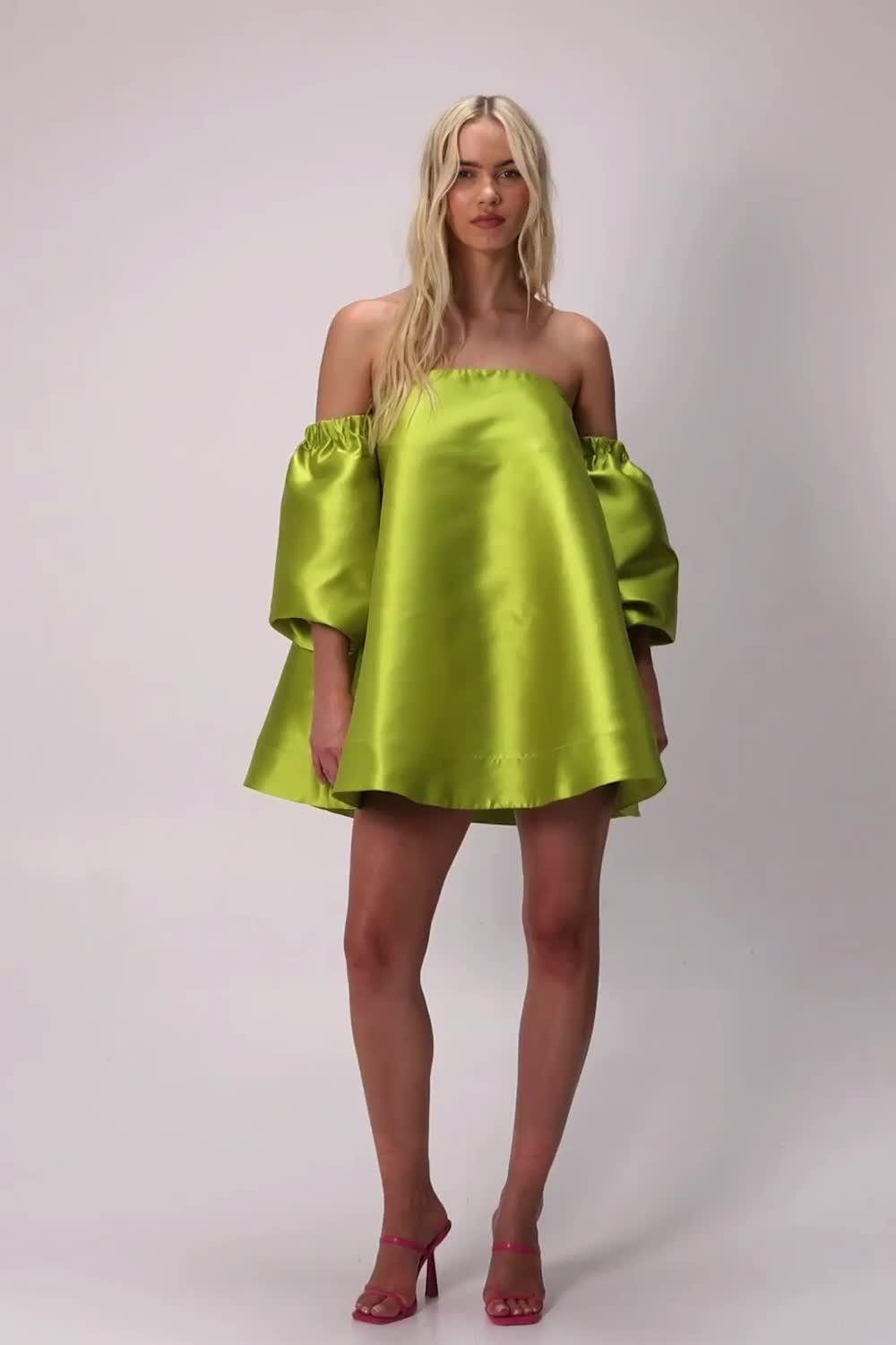 Structured Off The Shoulder Puff Sleeve Mini Prom Dress | Nasty Gal US